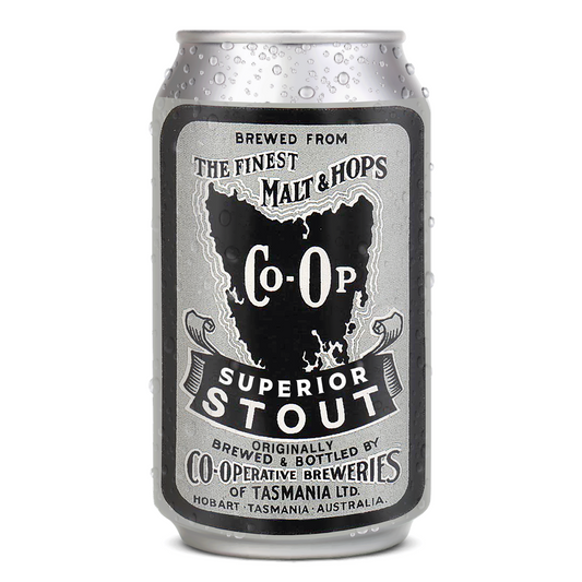 Tasmanian Co Op Stout (24 X 355ml Cans)